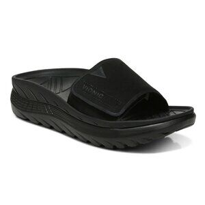 Vionic Rejuvenate Recovery Sandal color Black Black